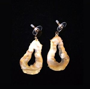 Agate Sliced Geode Earrings